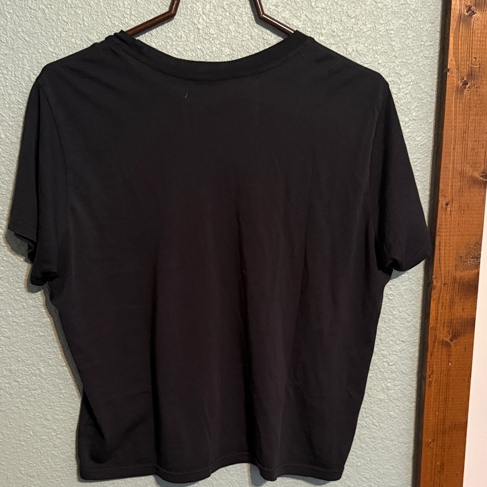 Lauren Moshi NWT Graphic Teddy Bear Champion Tee in Onyx - Picture 5 of 7